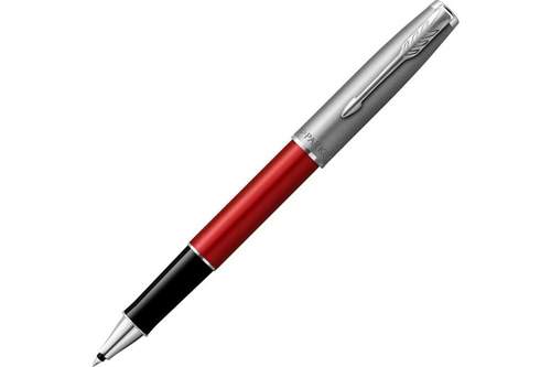 Ручка роллер Parker Sonnet T546  Red CT, стержень: F, цвет чернил: black, в подарочной упаковке