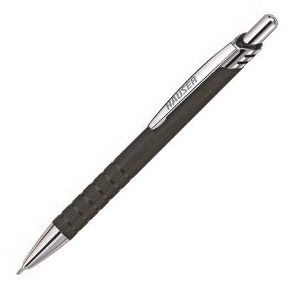 Шариковая ручка Hauser Brussels, черная, алюминий