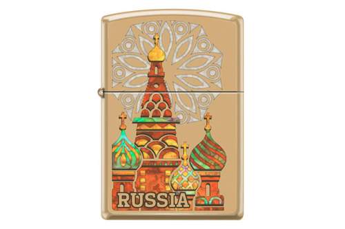 Zippo Россия High Polish Brass