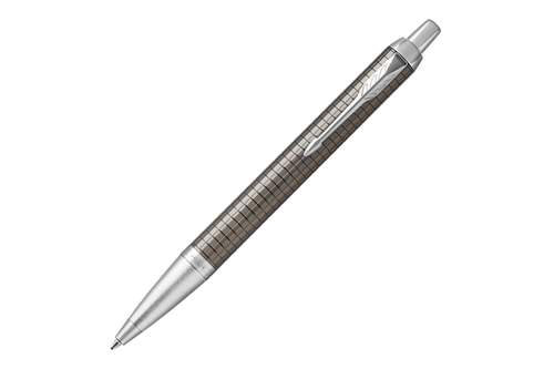 Parker IM Premium Dark Espresso Chiselled CT