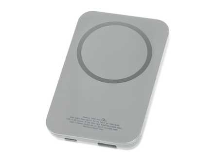 Магнитный беспроводной внешний аккумулятор с быстрой зарядкой QC/PD 20 Вт MagnetIQ, 5000 mAh