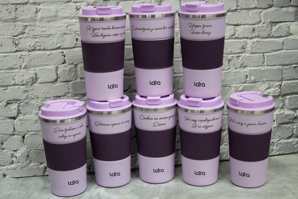 С разными текстами  - примеры наших работ