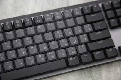 Logitech MX Mechanical Tactile Quiet фото №1 Гравировка клавиатур - примеры наших работ