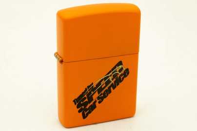 Гравировка в два цвета Zippo 231 Orange Matte Гравировка на зажигалках - примеры наших работ