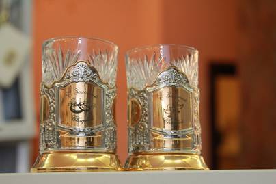В подарок на золоту свадьбу Гравировка на стаканах - примеры наших работ
