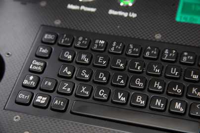 Ноутбук-базовая станция Taicenn XK-GCS300 фото №2 Гравировка клавиатур - примеры наших работ