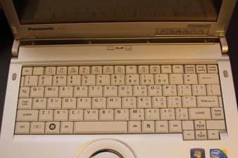 Гравировка Panasonic Touchbook Гравировка клавиатур - примеры наших работ
