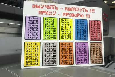 Таблички из ПВХ - примеры наших работ