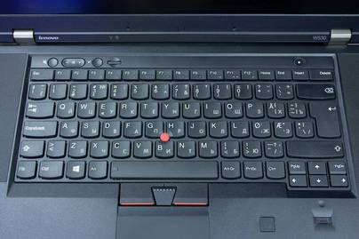 W530 без подсветки Гравировка клавиатур - примеры наших работ