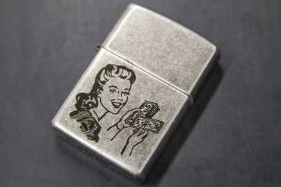 Zippo 121FB Гравировка на зажигалках - примеры наших работ