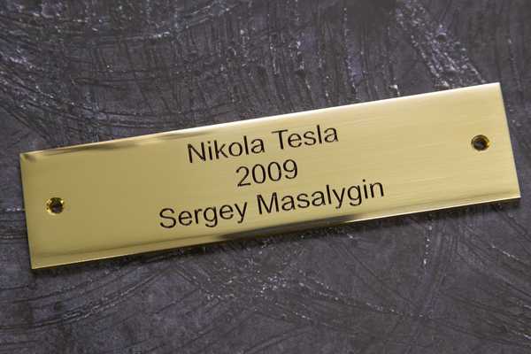 Глянцевая латунь 2мм премиум  - примеры наших работ