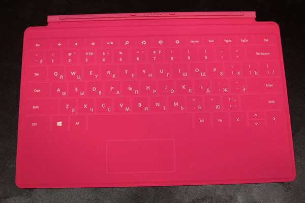 Розовый Surface Touch Лазерная гравировка клавиатур Microsoft - примеры наших работ