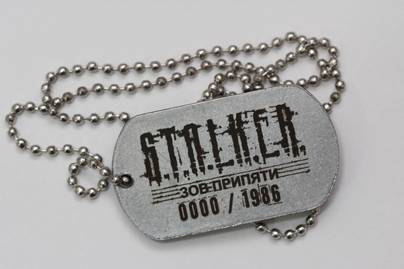S.T.A.L.K.E.R Зов Припяти Гравировка на жетонах лазером - примеры наших работ