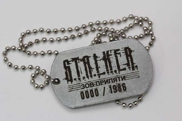 S.T.A.L.K.E.R Зов Припяти Гравировка на жетонах лазером - примеры наших работ