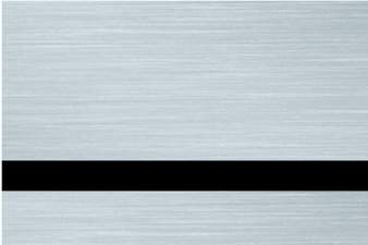 Серебро шлифованное - черный Таблички из пластика - примеры наших работ