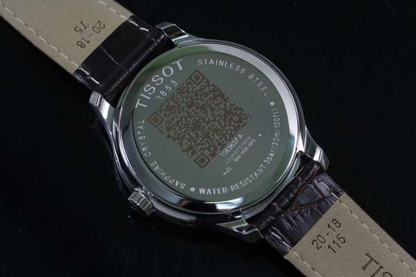 Tissot - гравировка QR-кода Гравировка на часах - примеры наших работ