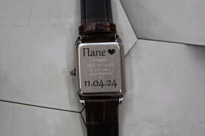 Casio Гравировка на часах - примеры наших работ